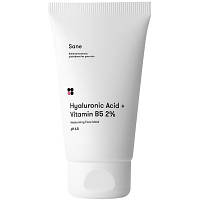 Оригінал! Маска для обличчя Sane Hyaluronic Acid + Vitamin B5 Moisturizing Face Mask З гіалуроновою кислотою 75 мл (4820266830205)