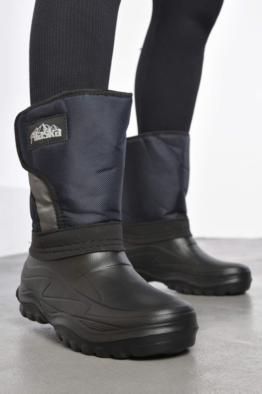 Дутики жіночі з фетровим утеплювачем чорного кольору 185493T Безкоштовна доставка, фото 1