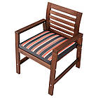 ÄPPLARÖ Садове крісло, коричнева морилка коричневий 202.085.27, фото 4