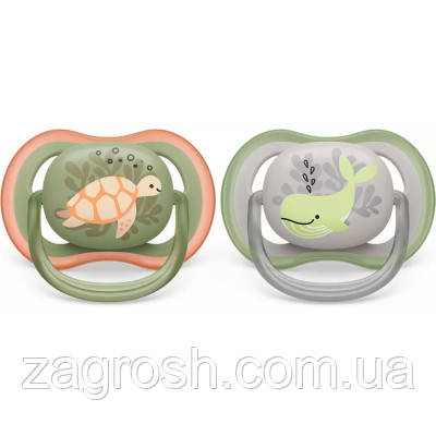 Promo Ціна! Пустушка Philips AVENT Ultra Air, 6-18 міс. 2 шт (SCF085/60) - тільки на ZaGrosh.com.ua