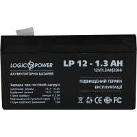 Оригінал! Батарея до ДБЖ LogicPower LPM 12В 1.3 Ач (4131) - Вища Якість!