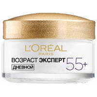 Оригінал! Крем для обличчя L&apos;Oreal Paris Вік експерт 55+ проти зморшок денний 50 мл (3600522058922/3600524033224) - Вища