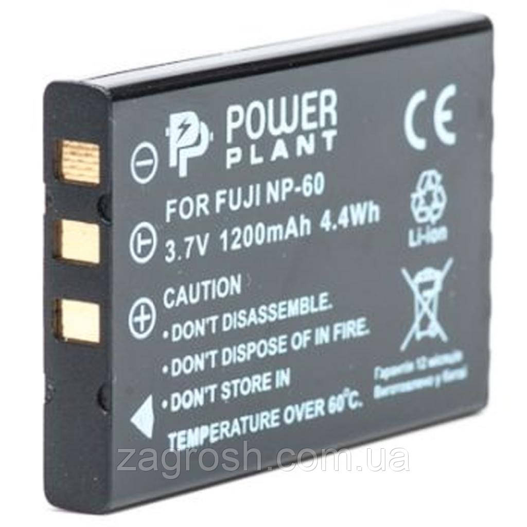 Promo Ціна! Акумулятор до фото/відео PowerPlant Fuji NP-60, SB-L1037, SB-1137, D-Li12, NP-30, KLIC-5000, LI- (DV00DV1047) - тільки