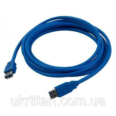Оригінал! Дата кабель USB 3.0 AM/AF 3.0m Patron (CAB-PN-AMAF3.0-3M) - Вища Якість!, фото 1