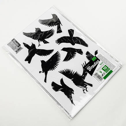 Наклейки для відлякування птахів, МАЛІ 
9 шт., 10 аркушів, CTRL-BR001, фото 2