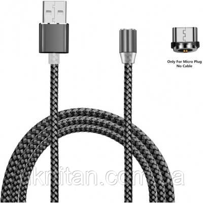 Оригінал! Дата кабель USB 2.0 AM to Micro 5P 1.2m Magneto grey XoKo (SC-355m MGNT-GR) - Вища Якість!, фото 1