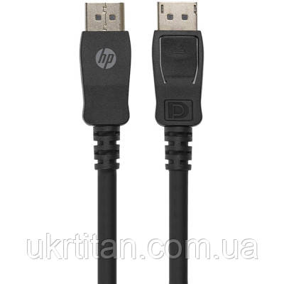 Оригінал! Кабель мультимедійний Display Port to Display Port 1.0m V1.2 4K HP (DHC-DP01-1M) - Вища Якість!, фото 1