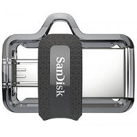 Оригінал! USB флеш накопичувач SanDisk 64GB Ultra Dual Black USB 3.0 OTG (SDDD3-064G-G46) - Вища Якість!