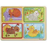 Promo Ціна! Пазл Melissa&Doug дерев&apos;яні у футлярі "Грайливі друзі" (MD31364) - тільки на ZaGrosh.com.ua, фото 3