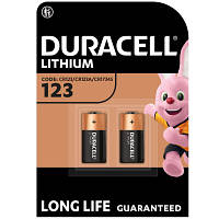 Оригінал! Батарейка Duracell CR 123 / DL 123 * 2 (5002979) - Вища Якість!