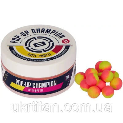 Оригінал! Бойл Brain fishing Champion Pop-Up Tutti- Frutti (тутті-фрутті) 08mm 34g (1858.22.11) - Вища Якість!