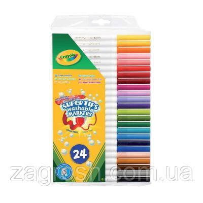 Promo Ціна! Набір для творчості Crayola 24 фломастера ярких цветов (7551) - тільки на ZaGrosh.com.ua