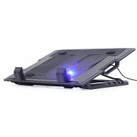 Оригінал! Підставка до ноутбука Gembird до 17", 1x150 mm fan, black (NBS-1F17T-01) - Вища Якість!