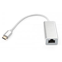 Оригінал! Перехідник Type-C to Gigabit LAN aluminium Vinga (VCPATC2GBLNS) - Вища Якість!