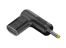 Перехідник USB Type-C на DC 2.5x0.7mm + PD Triger 19.5V 100W для Asus для зарядки ноутбука від повербанка