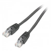 Оригінал! Патч-корд 5м UTP cat 6 CCA black Cablexpert (PP6U-5M/BK) - Вища Якість!