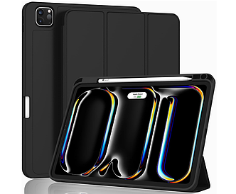 Чохол-книжка CDK для Apple iPad Pro 12.9" 4gen 2020  Екокожа силікон Smart Case Слот Стилус (017899) (black)