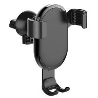 Оригінал! Універсальний автотримач ColorWay Metallic Gravity Holder Black (CW-CHG01-BK) - Вища Якість!