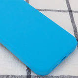 Чохол Silicone Case Full Protective (AA) NO LOGO для Apple iPhone 16 Pro Max (6.9") Блакитний / Blue, фото 4