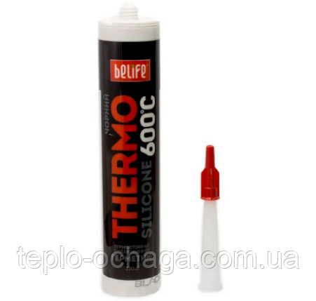 Термостійкий силіконовий герметик для Мастер Флеша до 600°С, 310мл