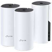 Оригінал! Точка доступу Wi-Fi TP-Link DECO E4 3 pcs AC1200, 2xFE LAN/WAN, MESH, MU-MIMO, Beamformi (DECO-E4-3-PACK) - Вища Якість!