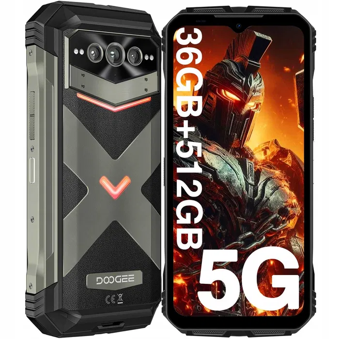 Захищений смартфон DOOGEE V Max Plus Grey 5G 16\512Gb NFC АКБ 22000mAh