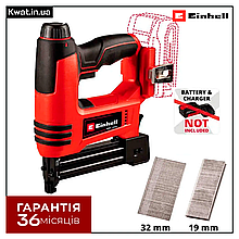 Степлер акумуляторний Einhell TE-CN 18 Li - Solo Без АКБ і ЗП 20 уд хв Цвяхи L15-32 мм Скоби 16 - 22 мм