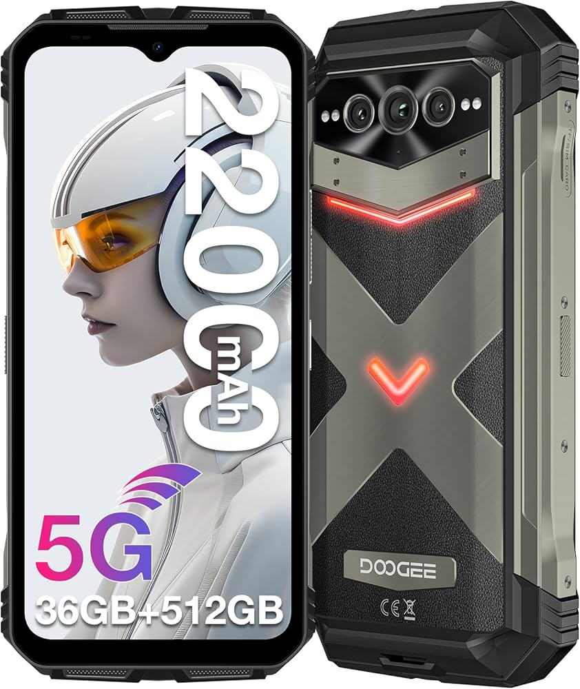 Cмартфон DOOGEE V Max Plus Grey 5G 16/512GB 22000mAh NFC Новинка, фото 1