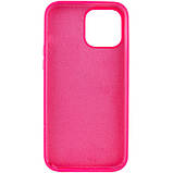 Чохол Silicone Case Full Protective (AA) NO LOGO для Apple iPhone 16 Pro (6.3") Рожевий / Barbie pink, фото 4