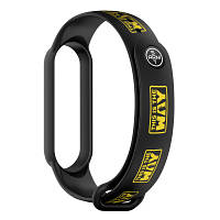 Оригінал! Ремінець до фітнес браслета Armorstandart This is the Way для Xiaomi Mi Band 7/6/5 Appeal Black (ARM59258) - Вища