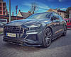 Сплітер Audi Q8 S-line / SQ8 (18-23) тюнінг обвіс елерон переднього бампера (V2), фото 4