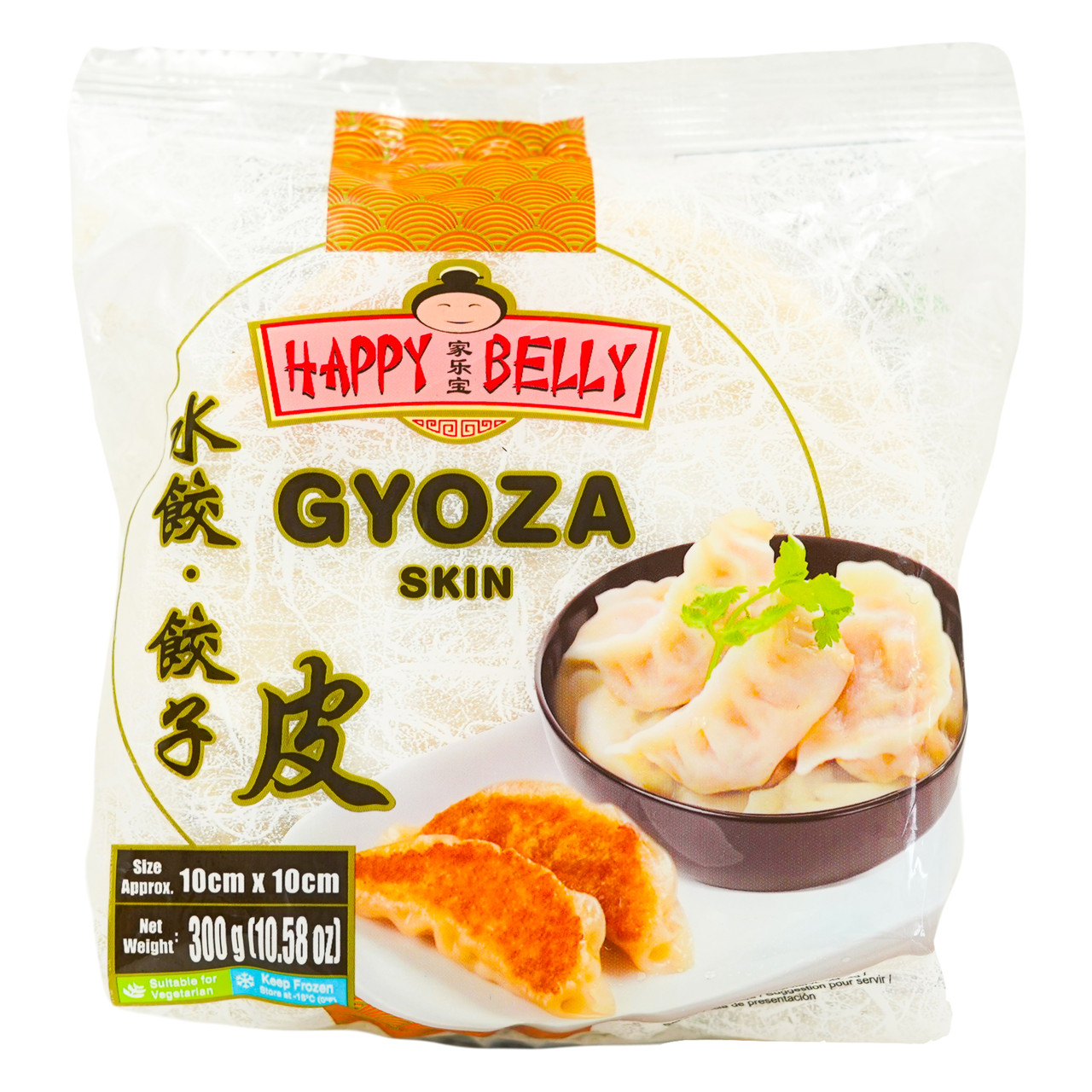 Тісто для гедза HAPPY BELLY 300 г (38 аркушів)