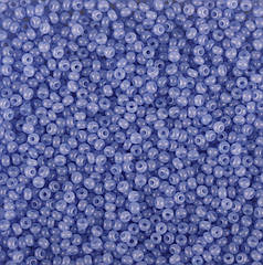 Бісер чеський Preciosa 02131, алебастровий, синьо-фіолетовий світлий (10 г)