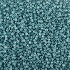 Бісер чеський Preciosa 02133, алебастровий, сіро-блакитний світлий (10 г)