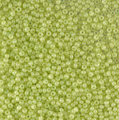 Бісер чеський Preciosa 02153, алебастровий, оливковий світлий (10 г)
