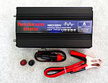 Інвертор Чистий синус 12 – 220V 500W/1000W. Перетворювач напруги 1000W із захистом., фото 2