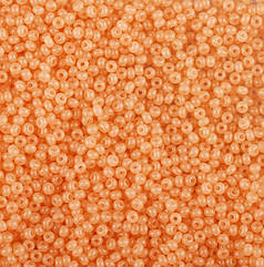 Бісер чеський Preciosa 02184, алебастровий, персиковий (10 г)