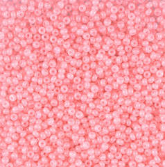 Бісер чеський Preciosa 02293, алебастровий, малиновий блідий (10 г)