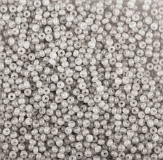 Бісер чеський Preciosa 02241, алебастровий, сірий блідий (10 г)