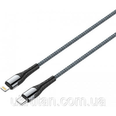 Оригінал! Дата кабель USB-C to Lightning 2.0m ColorWay (CW-CBPDCL036-GR) - Вища Якість!, фото 1