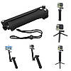 Монопод, штатив, тримач 3-Way для Gopro, SJCAM, Xiaomi та інших екшн камер, фото 2