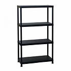 Promo Ціна! Стелаж Toomax 4 полиці cm. 80x40x138h black (5140) - тільки на ZaGrosh.com.ua