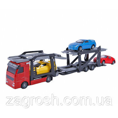 Promo Ціна! Спецтехніка Techno Drive Автоперевізник 1:60 26 см (541756.270) - тільки на ZaGrosh.com.ua, фото 1