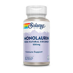 Monolaurin 500 mg (immune system support) (60 veg caps)