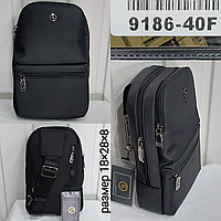 Чоловіча текстильна сумка слінг H.T. (MLT) гурт/роздріб