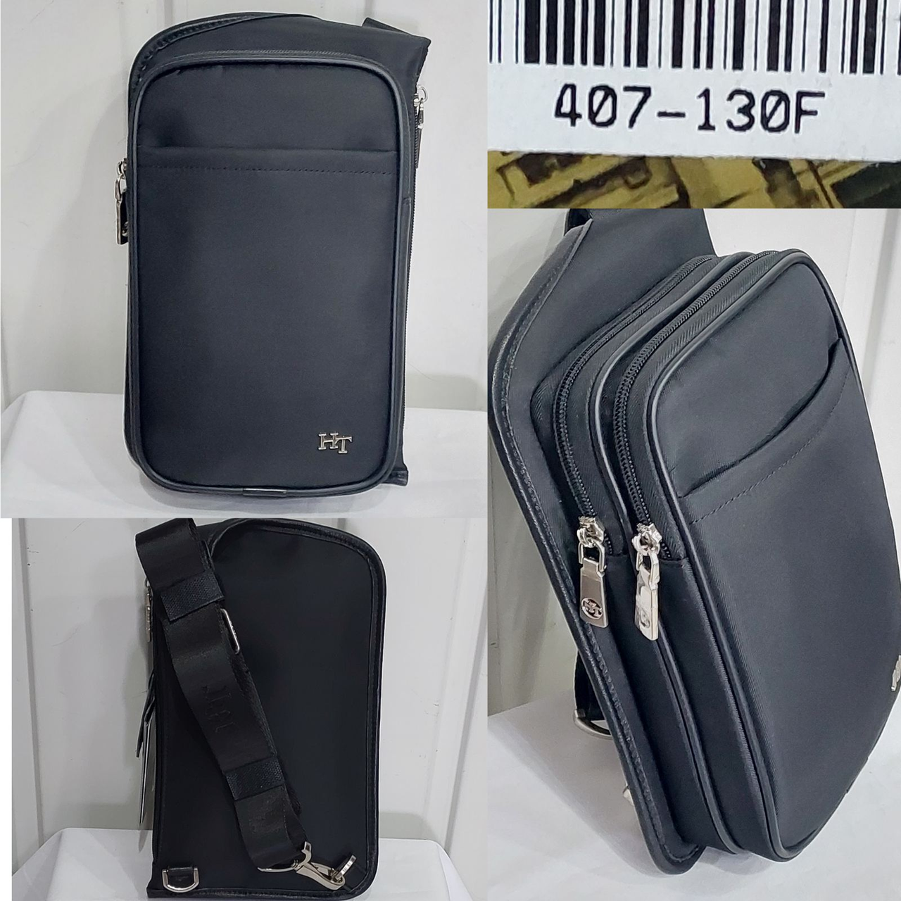 Чоловіча текстильна сумка слінг H.T. (MLT) гурт/роздріб