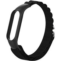 Оригінал! Ремінець до фітнес браслета Armorstandart AlpinaStyle Band для Xiaomi Mi Band 7/6/5/4 Black (ARM64987) - Вища Якість!