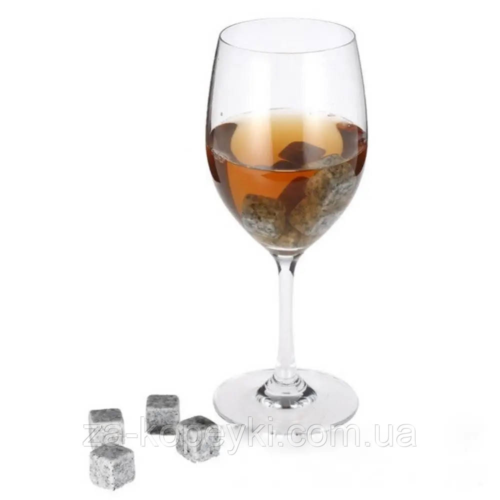 Каміння для віскі Whisky Stones 9 шт 5512 Сірі
