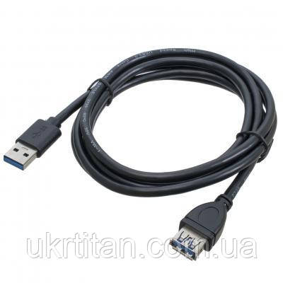 Оригінал! Дата кабель USB 3.0 AM/AF 1.8m Patron (PN-AMAF3.0-18) - Вища Якість!, фото 1