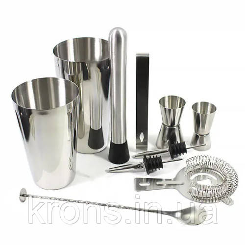 Подарунковий набір для бара Youchen MC-9 з барний шейкер мадлер джигер гейзер, фото 1